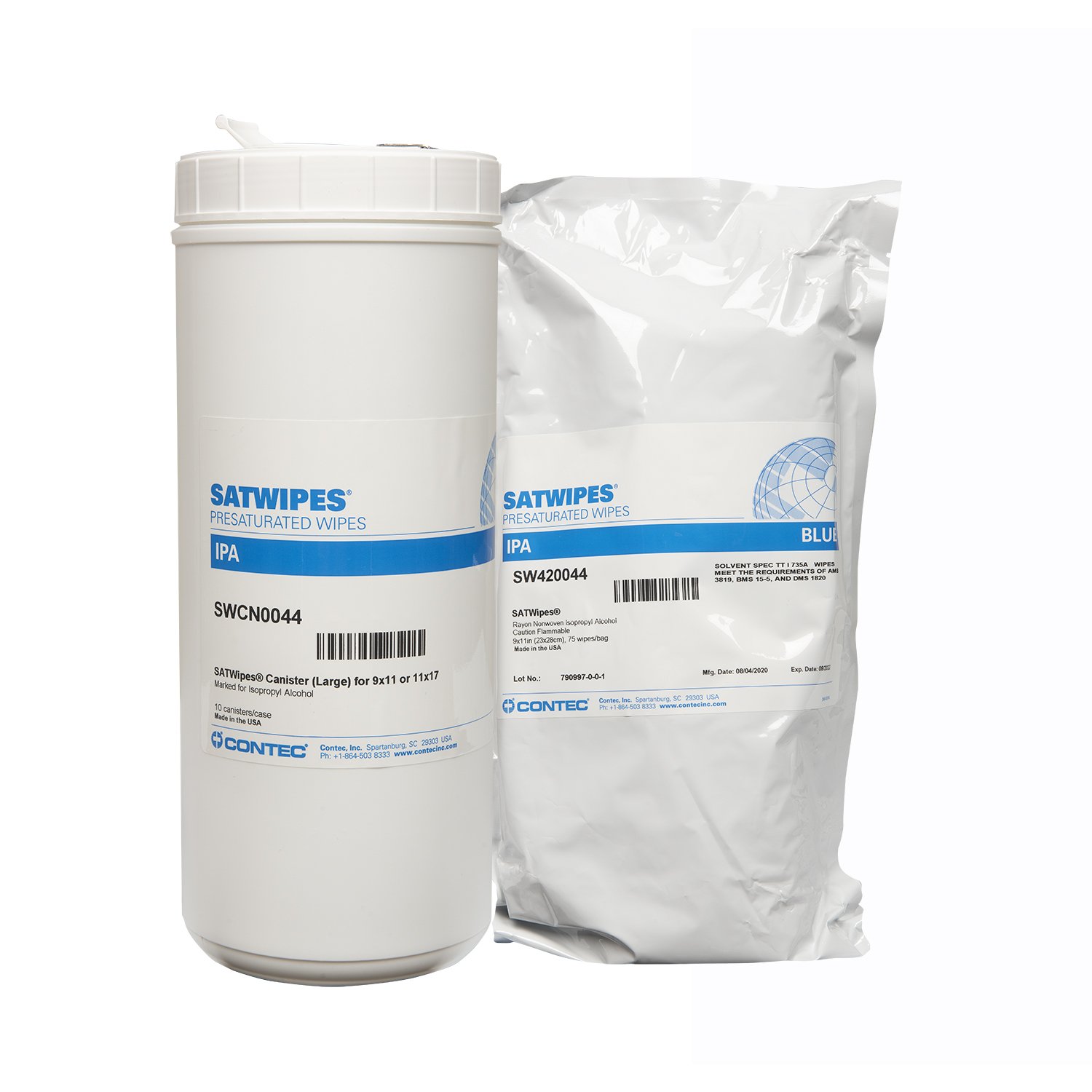 SATWIPES Wipes with IPA-1